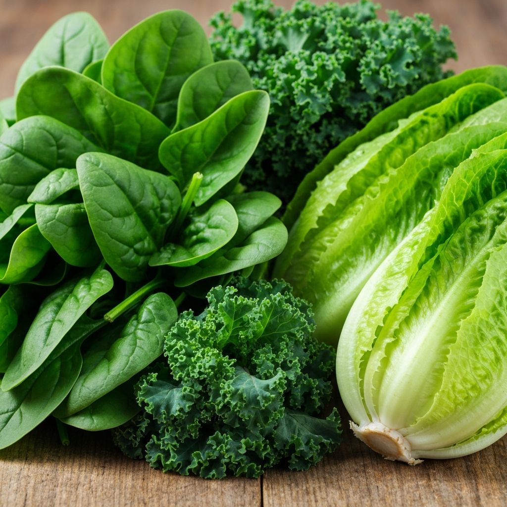 Frisches grünes Blattgemüse